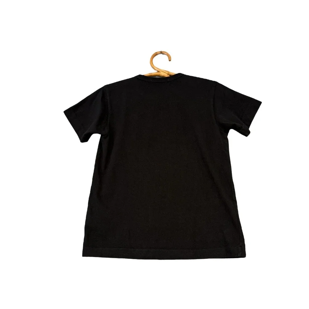 Comme Des Garcons PLAY | Emblem Heart Logo‎ Cotton T-Shirt Black Size L - Picture 5 of 12